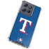 MLB Texas Rangers - Solid Distressed Moto G Play 5G (2025) Clear Case