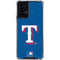 MLB Texas Rangers - Solid Distressed Moto G Power 5G (2024) Clear Case