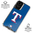 MLB Texas Rangers - Solid Distressed Moto G Power 5G (2024) Clear Case