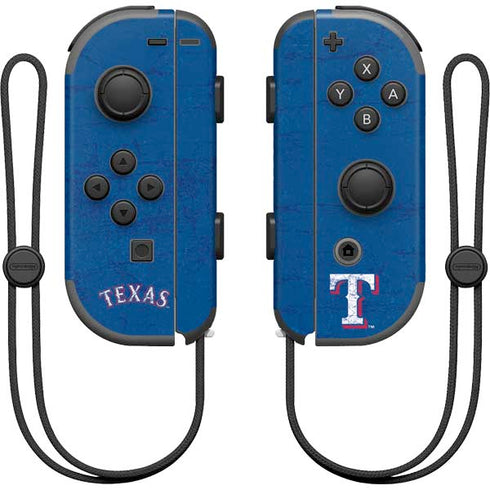 MLB Texas Rangers - Solid Distressed Nintendo Skins