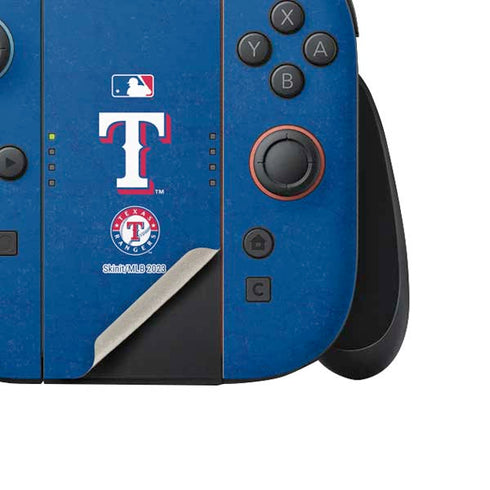 MLB Texas Rangers - Solid Distressed Nintendo Switch 2 (2025) Joy-Con Controller Skin