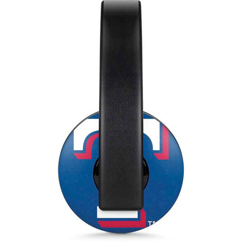 MLB Texas Rangers - Solid Distressed PlayStation 4 Gold Wireless Headset Skin