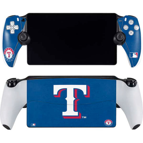 MLB Texas Rangers - Solid Distressed PlayStation Portal Remote Player Skin