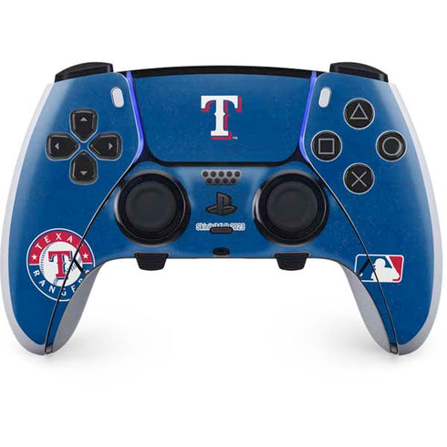 MLB Texas Rangers - Solid Distressed PlayStation PS5 Skins