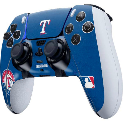MLB Texas Rangers - Solid Distressed PS5 DualSense Edge Pro Controller Skin