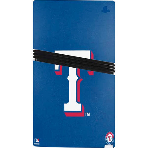 MLB Texas Rangers - Solid Distressed PS5 Pro Bundle Skin