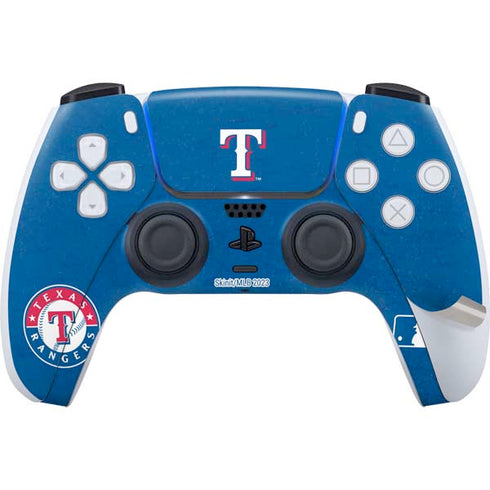 MLB Texas Rangers - Solid Distressed PS5 Pro Bundle Skin