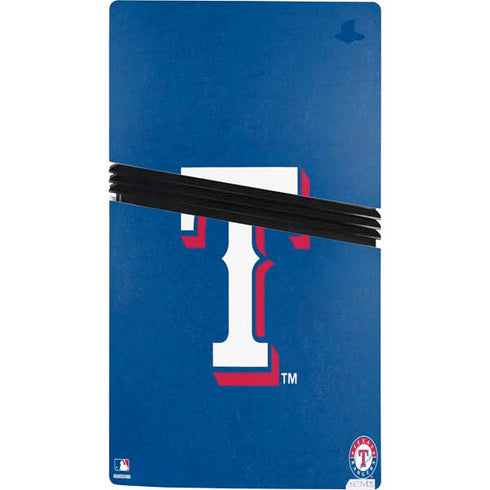 MLB Texas Rangers - Solid Distressed PS5 Pro Console Skin