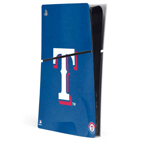 MLB Texas Rangers - Solid Distressed PlayStation PS5 Skins