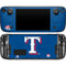 MLB Texas Rangers - Solid Distressed Steam Deck Handheld Gaming Computer OLED Skin