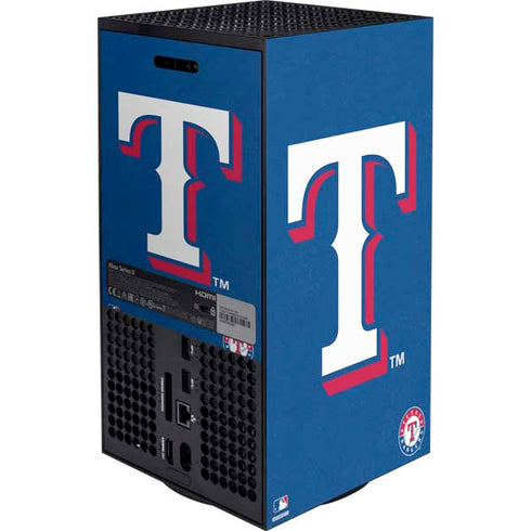 MLB Texas Rangers - Solid Distressed Xbox Series X Bundle Skin
