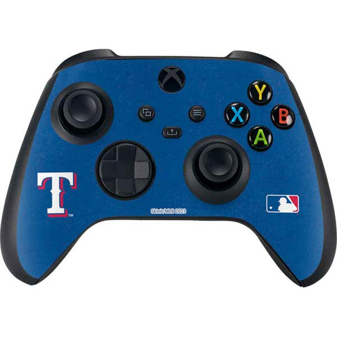 MLB Texas Rangers - Solid Distressed Xbox Series X Skins