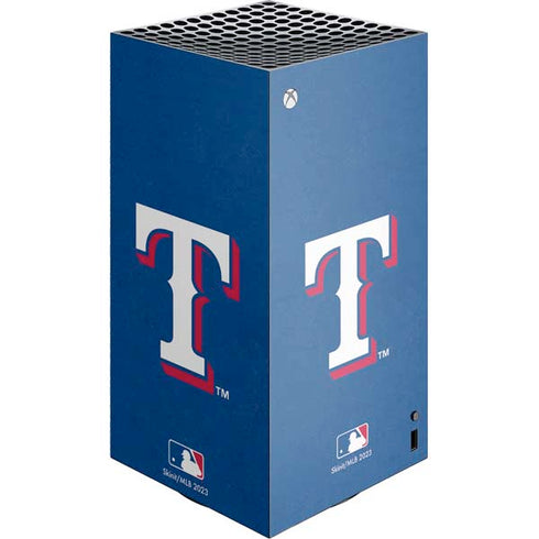 MLB Texas Rangers - Solid Distressed Xbox Series X Skins