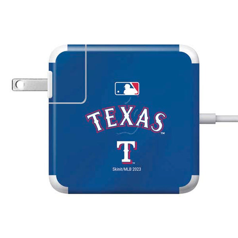 MLB Texas Rangers Alternate/Away Jersey 85W Power Adapter (15 and 17 inch MacBook Pro Charger) Skin