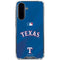 MLB Texas Rangers Alternate/Away Jersey Galaxy A36 5G Clear Case