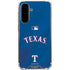 MLB Texas Rangers Alternate/Away Jersey Galaxy A36 5G Clear Case