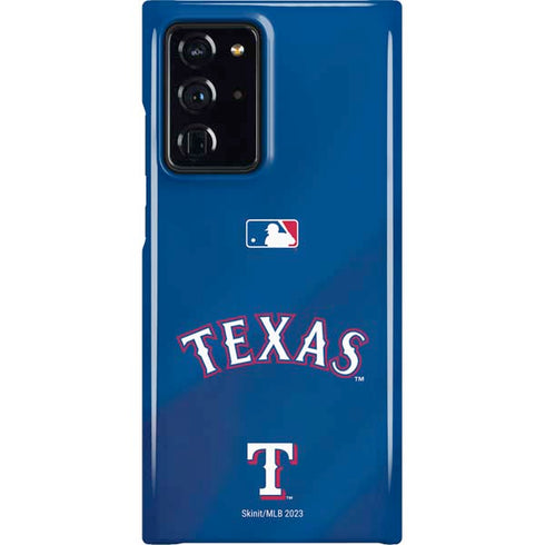 MLB Texas Rangers Alternate/Away Jersey Galaxy Cases