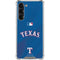 MLB Texas Rangers Alternate/Away Jersey Galaxy S24 FE Clear Case