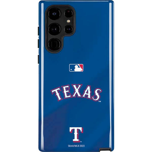 MLB Texas Rangers Alternate/Away Jersey Galaxy Cases
