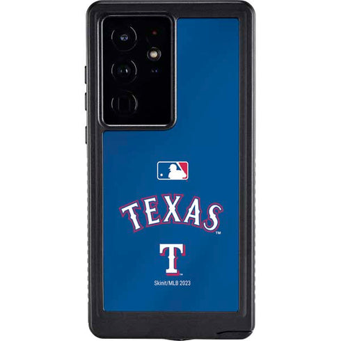 MLB Texas Rangers Alternate/Away Jersey Galaxy S24 Ultra Waterproof Case