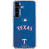 MLB Texas Rangers Alternate/Away Jersey Galaxy S25 Plus Clear Case