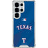 MLB Texas Rangers Alternate/Away Jersey Galaxy S25 Ultra Clear Case