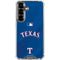 MLB Texas Rangers Alternate/Away Jersey Galaxy S26 Clear Case