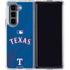 MLB Texas Rangers Alternate/Away Jersey Galaxy Z Fold5 5G Clear Case