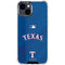 MLB Texas Rangers Alternate/Away Jersey iPhone 15 Clear Case