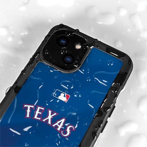 MLB Texas Rangers Alternate/Away Jersey iPhone 15 Plus Waterproof Case