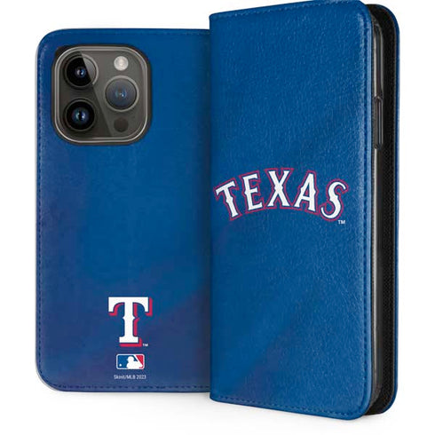 MLB Texas Rangers Alternate/Away Jersey iPhone 15 Pro Folio Case