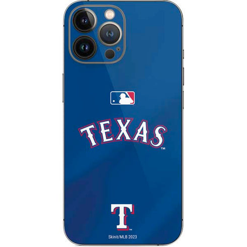 MLB Texas Rangers Alternate/Away Jersey iPhone 15 Pro Max Skin