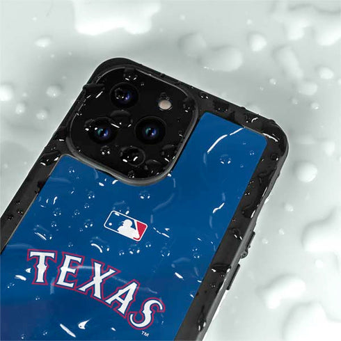 MLB Texas Rangers Alternate/Away Jersey iPhone 15 Pro Waterproof Case