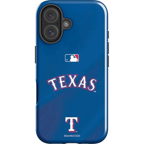 MLB Texas Rangers Alternate/Away Jersey iPhone 16 Impact Case