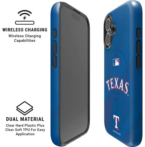 MLB Texas Rangers Alternate/Away Jersey iPhone 16 Magsafe Impact Case