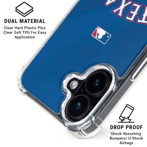 MLB Texas Rangers Alternate/Away Jersey iPhone 16 Plus MagSafe Case