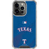 MLB Texas Rangers Alternate/Away Jersey iPhone 16 Pro Clear Case