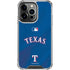 MLB Texas Rangers Alternate/Away Jersey iPhone 16 Pro Max Clear Case