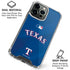 MLB Texas Rangers Alternate/Away Jersey iPhone 16 Pro Max Clear Case