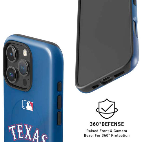 MLB Texas Rangers Alternate/Away Jersey iPhone 16 Pro Max Magsafe Impact Case