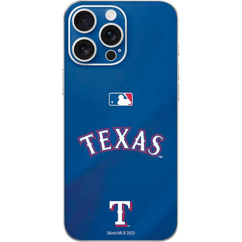 MLB Texas Rangers Alternate/Away Jersey iPhone 16 Pro Max Skin