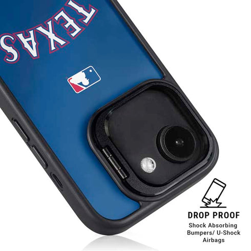MLB Texas Rangers Alternate/Away Jersey iPhone 16e Kickstand Case