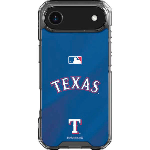 MLB Texas Rangers Alternate/Away Jersey iPhone 17 Air Clear Case