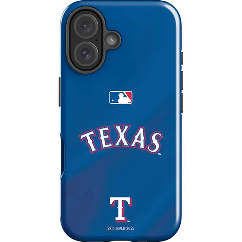 MLB Texas Rangers Alternate/Away Jersey iPhone 17 Impact Case
