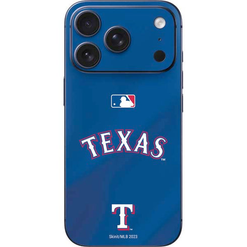 MLB Texas Rangers Alternate/Away Jersey iPhone 17 Pro Skin