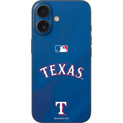 MLB Texas Rangers Alternate/Away Jersey iPhone 17 Skin