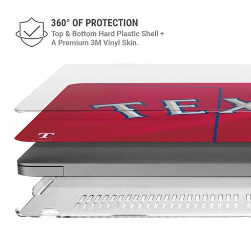 MLB Texas Rangers Alternate/Away Jersey MacBook Pro 14in (2021-24) Case plus Skin