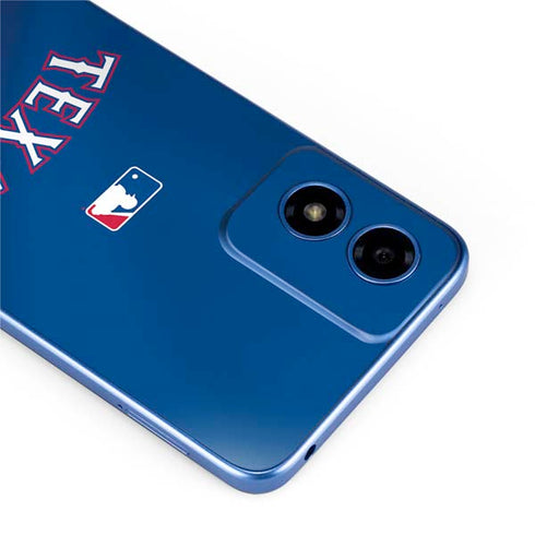 MLB Texas Rangers Alternate/Away Jersey Moto G Play 4G (2024) Skin