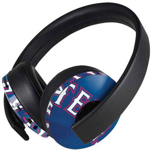 MLB Texas Rangers Alternate/Away Jersey PlayStation 4 Gold Wireless Headset Skin
