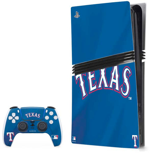 MLB Texas Rangers Alternate/Away Jersey PS5 Pro Bundle Skin